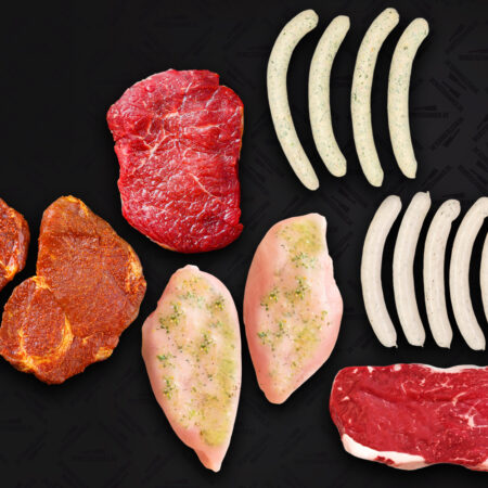 Grillpaket, Grillen, Würstel, Wurstschmied, Fleisch